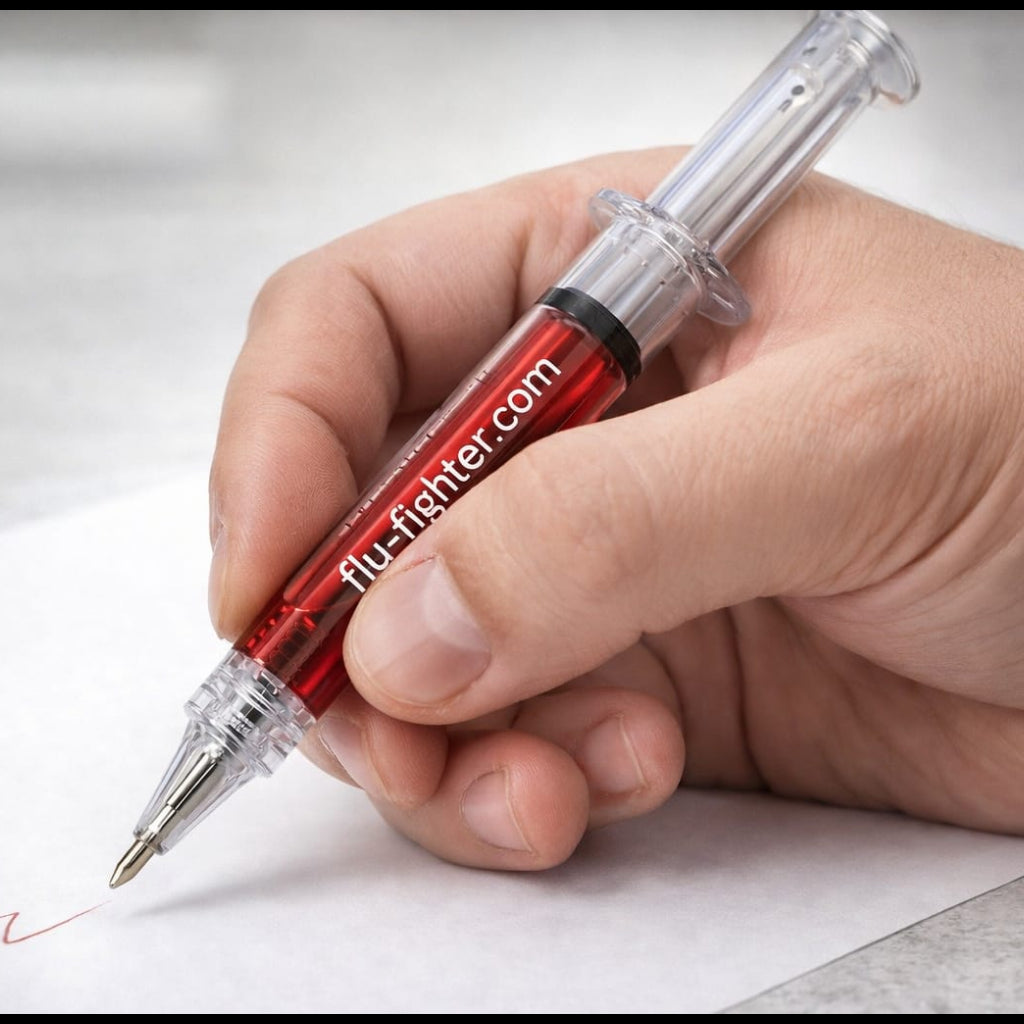 Syringe-Style Ballpoint Pens – 3 Pack