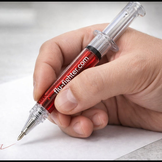 Syringe-Style Ballpoint Pens – 3 Pack